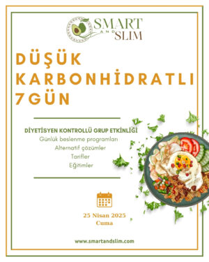 düşük karbonhidratlı 7 gün