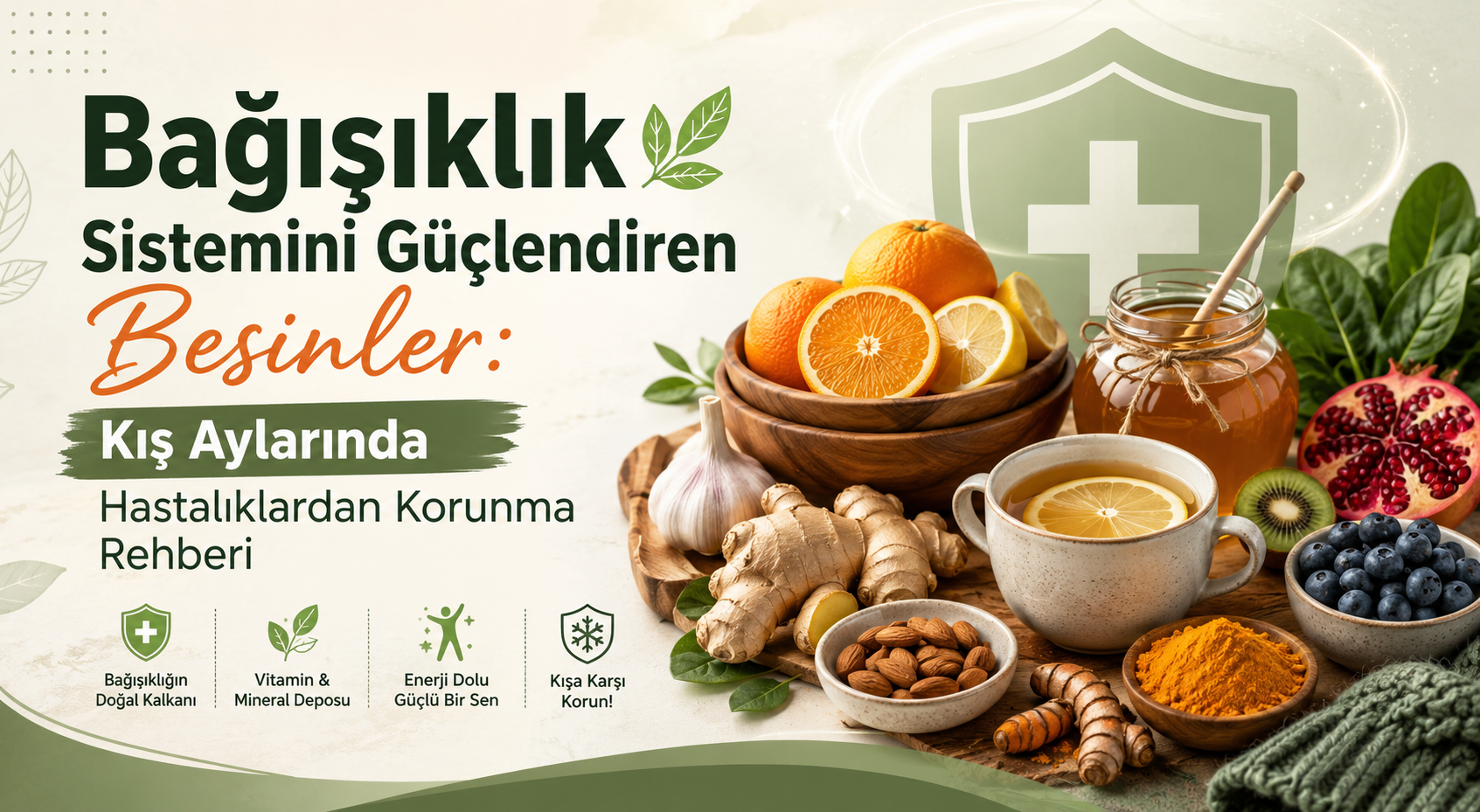 🛡️ Bağışıklığı Güçlendiren Besinler